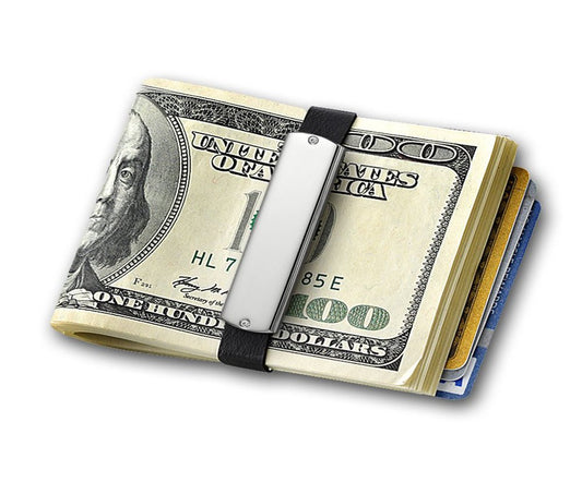 GRAND BAND Money Band with CZ's, Minimalist Wallet