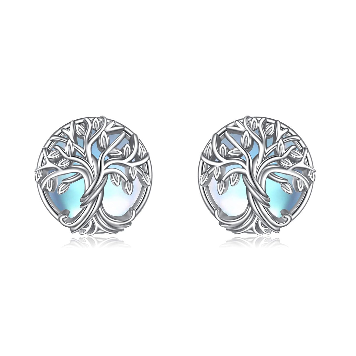WINNICACA Stud Earrings for Women Hypoallergenic Stud Earring Tree of Life Earrings for Women 925 Sterling Silver Tree Life Jewelry for Sensitive Ears Birthday Mothers Day Gifts for Mom Grandma