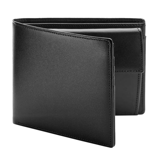 ANTORINI Best Italian Genuine Leather Thin Bifold Wallet Credit Card Holder for Men with Coin Pocket Minimalist Wallet