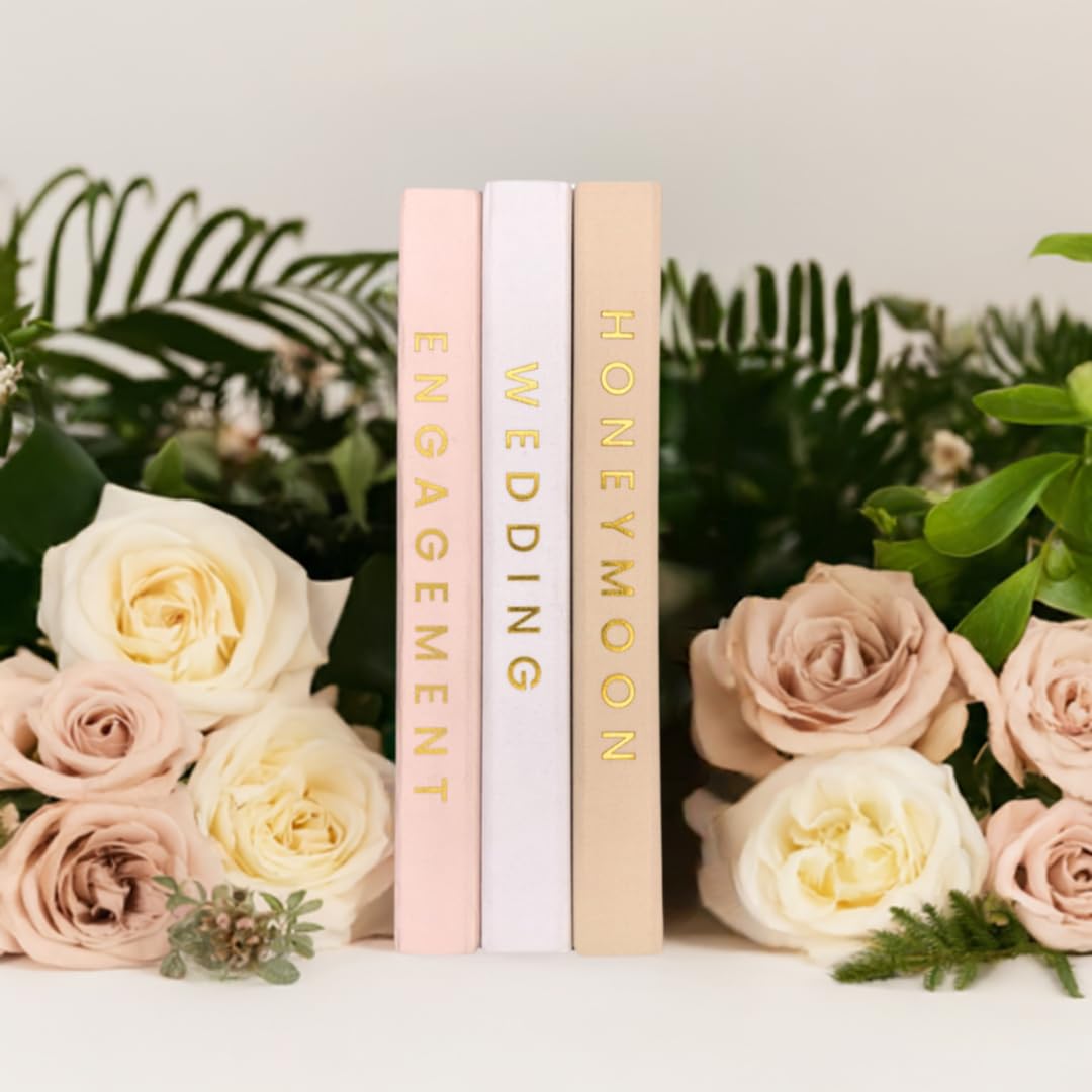 3-in-1 Ultimate Wedding Album Collection: Physical and Digital Photos for Wedding, Engagement, Honeymoon-Wedding Gifts, Bridal Shower Gifts, Keepsake Box, Photo Album, Scrapbook, Memory Box -16GB USB