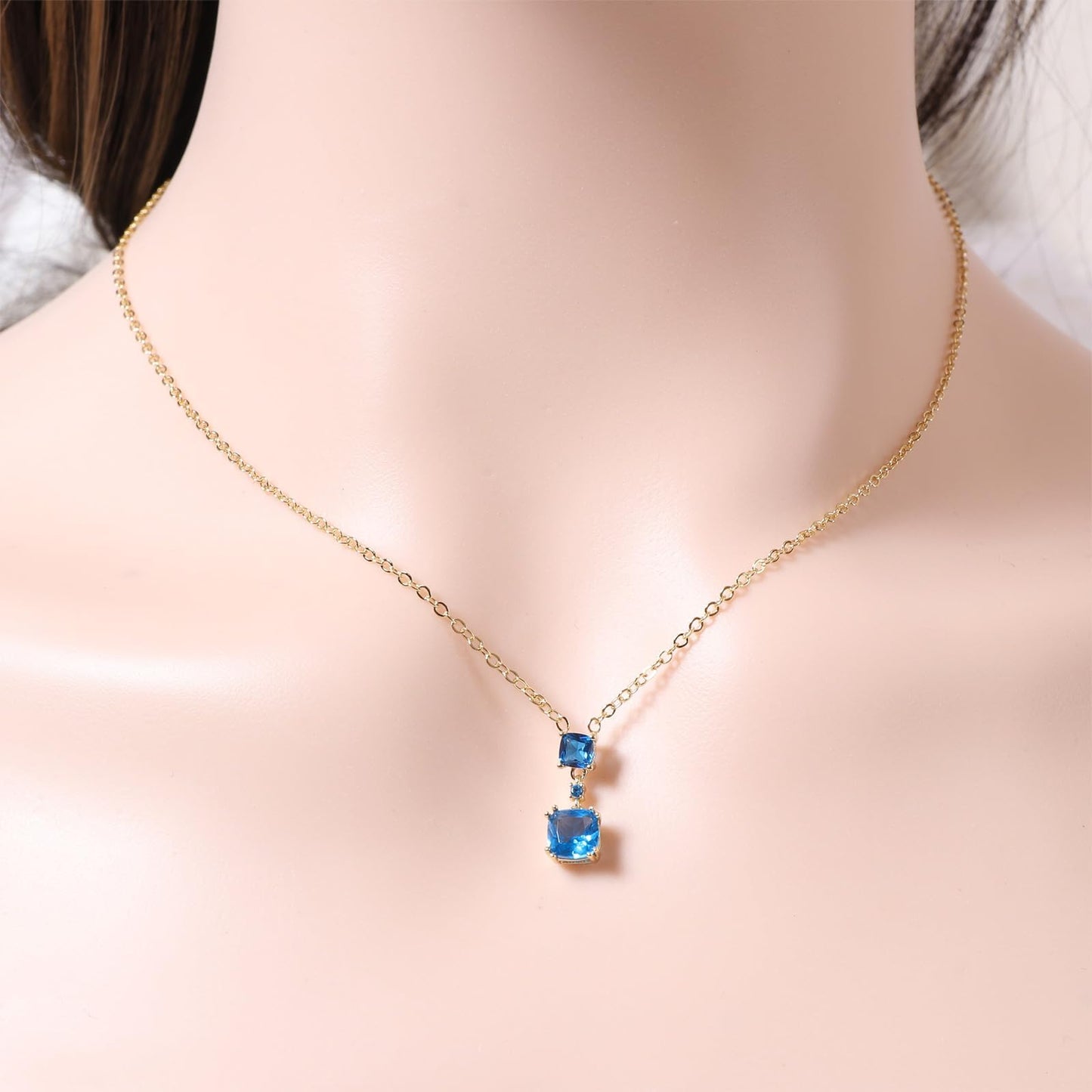 TaYolnFaSo Gold Heart Brushed Jewelry Set for Women 18k Real Gold Plated Love Necklace Stud Earring Heart Set Jewelry Birthday Gift for Wife Girlfriend Mother