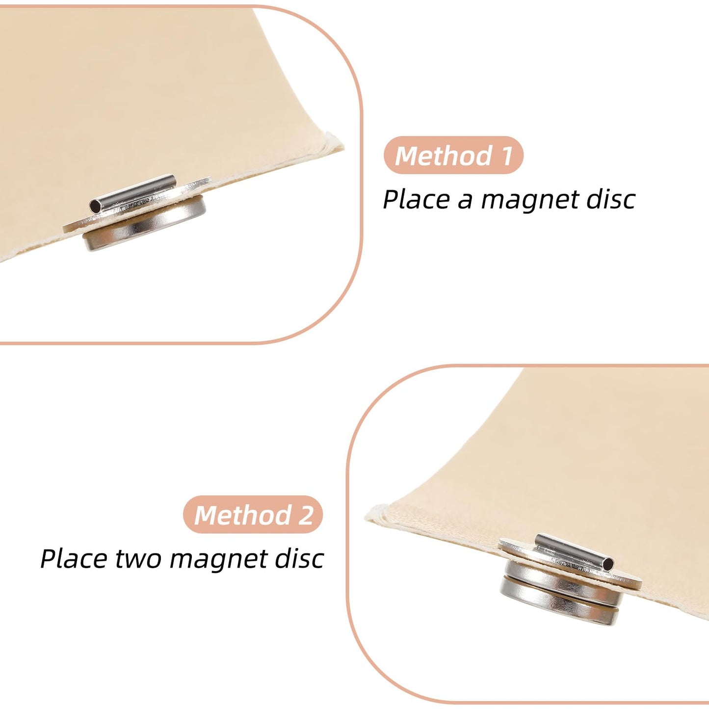 5 Pairs Invisible Magnetic Brooch Pin Converter Mini Magnetic Clasps for Clothing Metal Pin Backs Magnet Metal Lapel Pins Brooch Holder Converter for Hijab Scarf Shawl Thin Fabric