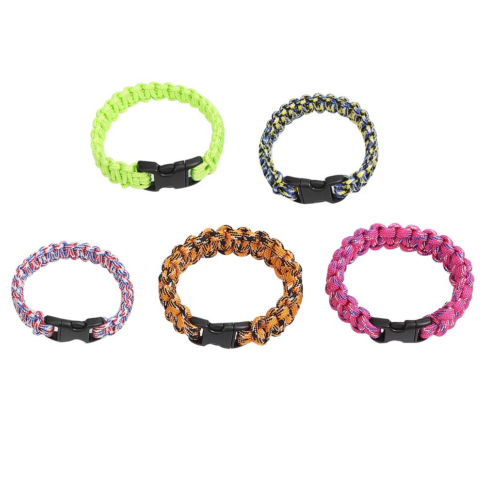 ACKEIVTO Adjustable Length Paracord Jig Bracelet Maker Wooden Frame-Paracord Braiding Weaving Craft Tool Kit, Wristband Maker