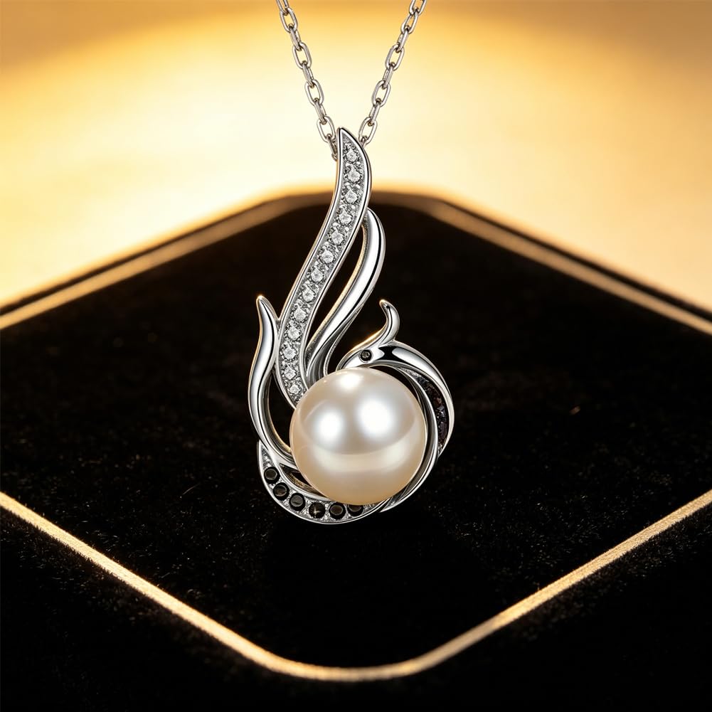 NONNYL Gifts for Wife Women Necklace Gifts for Women-Mothers Day Gift for Mom Her Wife Coules Girlfriend- Wedding Birthday Anniversary Jewelry, Christmas Day Valentine's Gift, Pearl Necklaces
