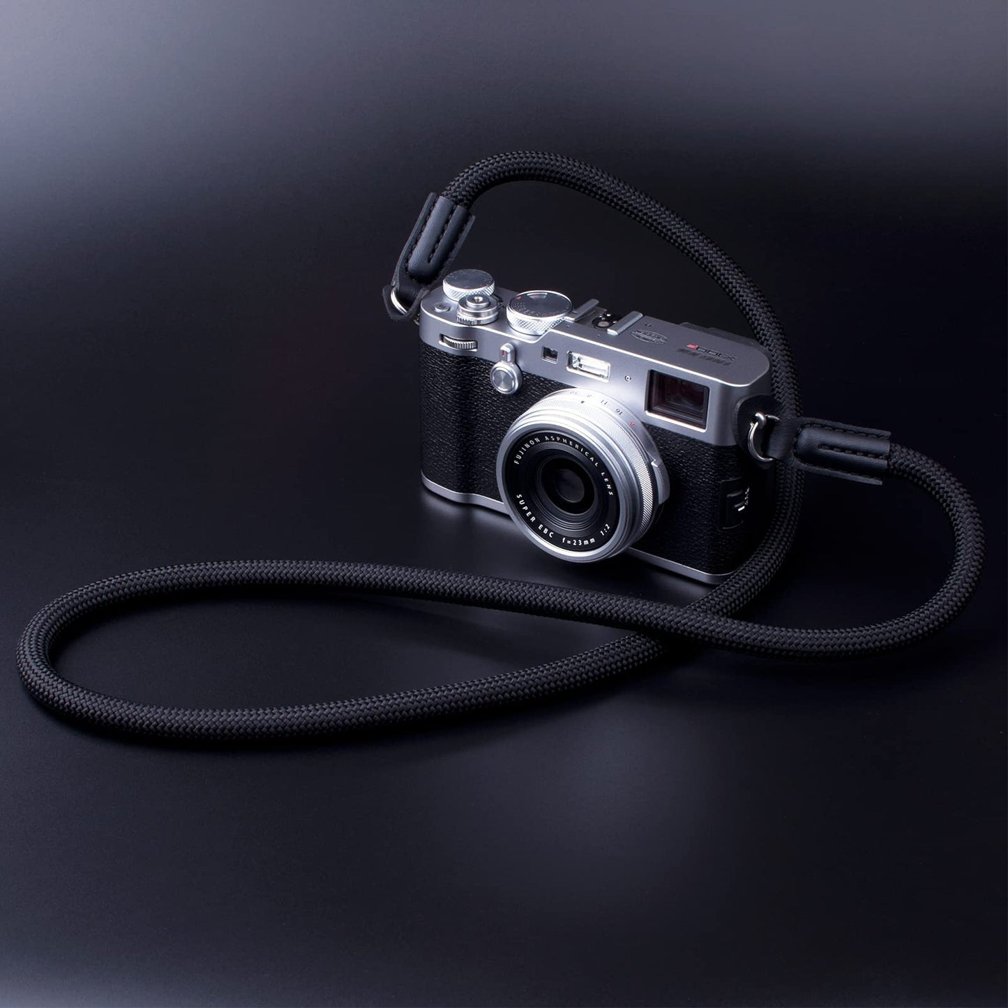 VKO Vintage Camera Neck Strap,Nylon Rope Camera Shoulder Straps for Photographers Film DSLR Black