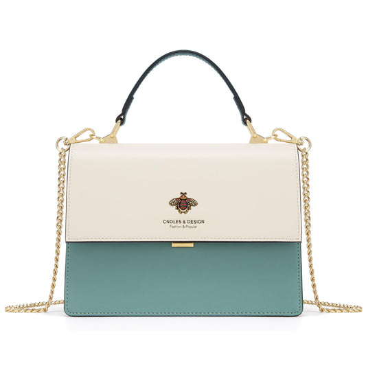 Cnoles Crossbody Bags For Women Fashion Leather Handbags and Purses Satchel Bag For Lady Shoulder Tote Top Handle Bags