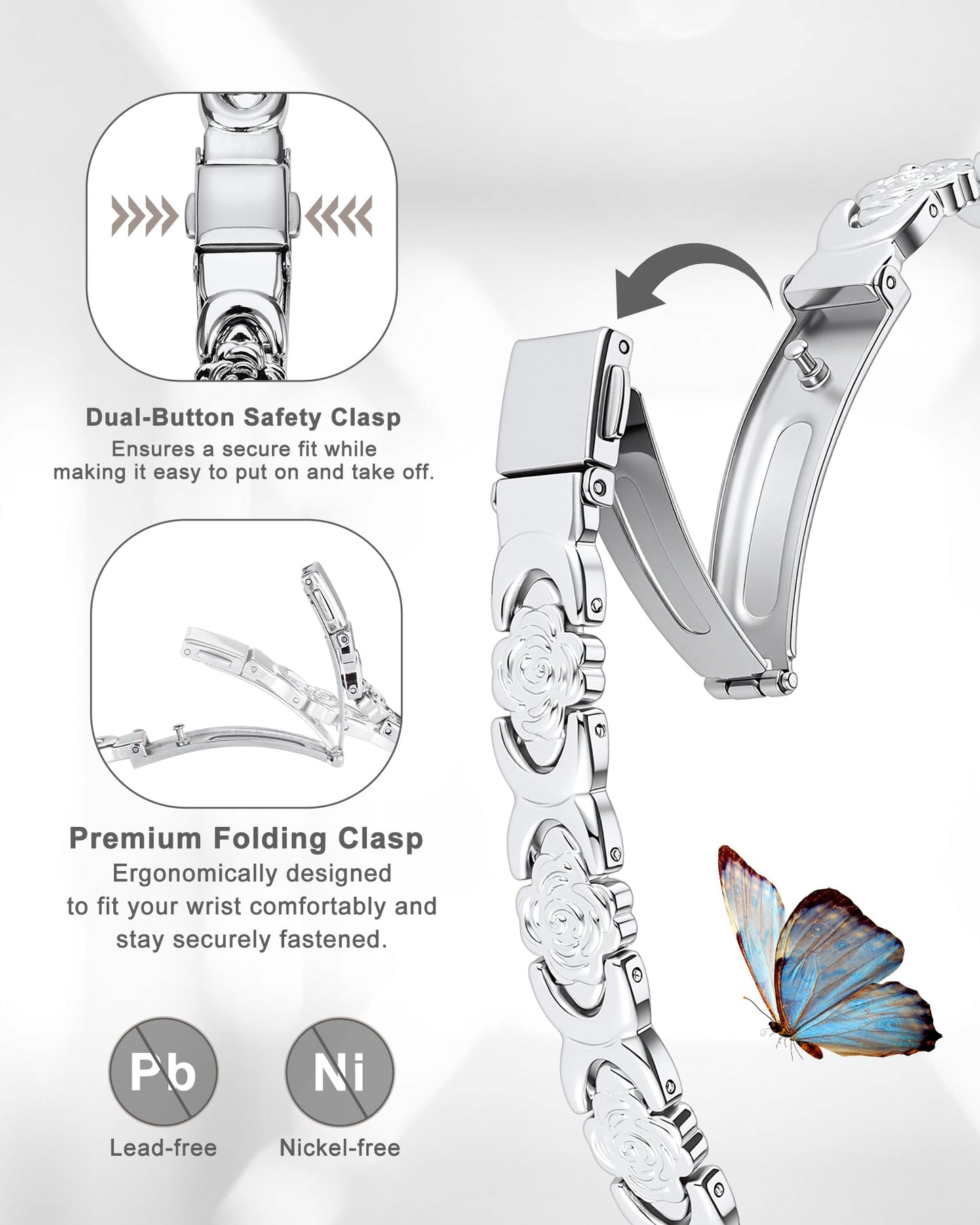 vapeples Copper Bracelets for Women, 99.99% Pure Copper Magnetic Bracelet, 3800 Gauss, Adjustable Sizing, Women's Bracelets With Built-in Magnets, Gift Packaging, Fashion Jewelry Gift