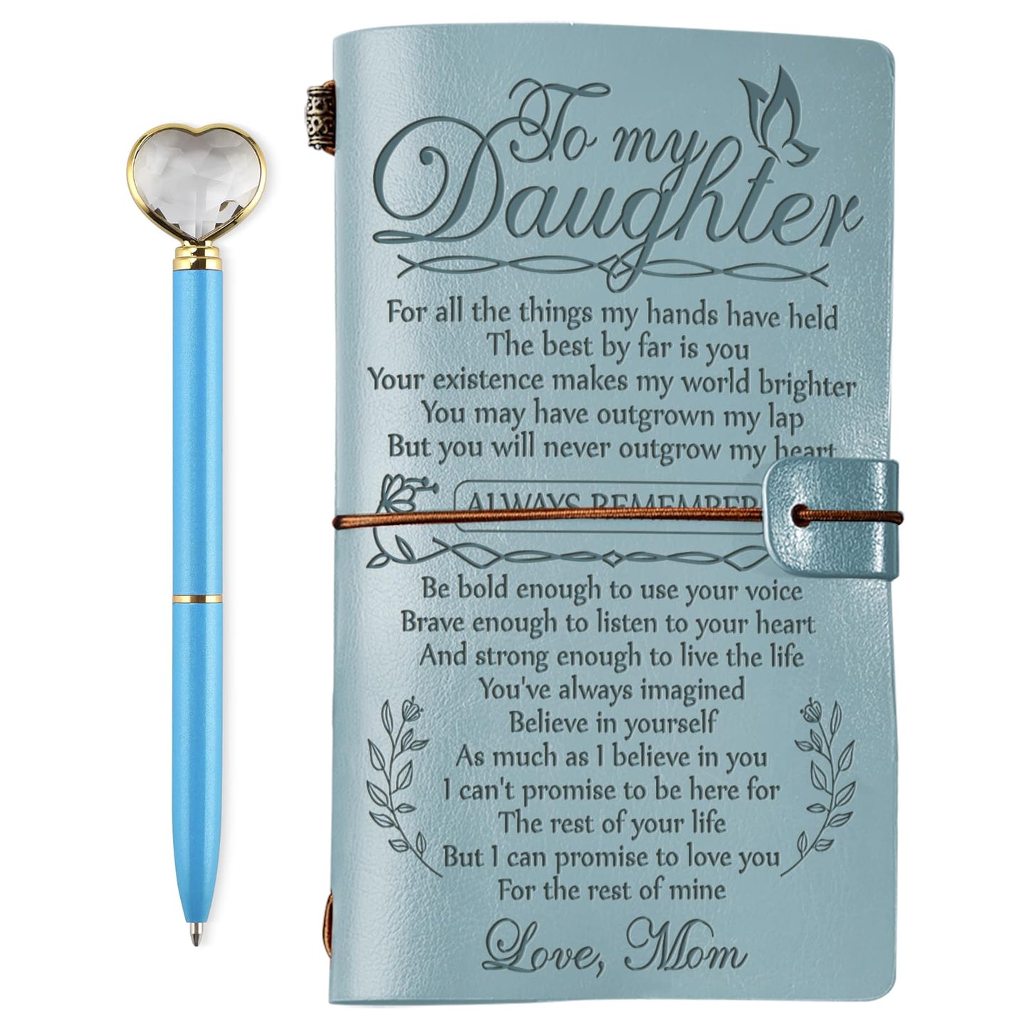 PRSTENLY 3Pcs Daughter Leather Journal from Mom