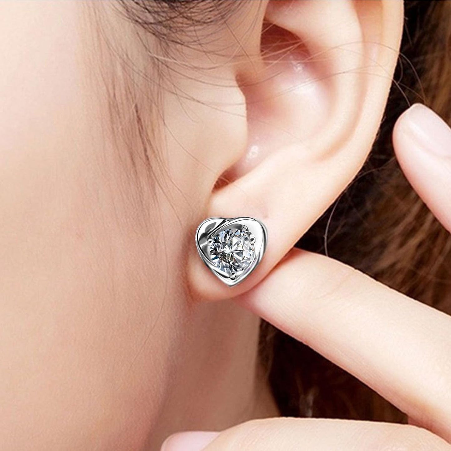Lymphatic Earrings for Women Halolux Lymphvity Germanium Drainage Therapy Negative Ion Lymph Detox Earrings Jewelry (clear)