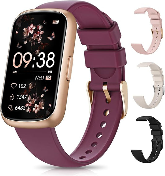 Fitness Tracker Watch, Smart Watches for Women with Heart Rate/Blood Oxygen/Sleep Monitor, 20+ Sports Modes Fitness Watches for Women/Men, Activity & Step Tracker Smart Watch for Android/iOS Phones