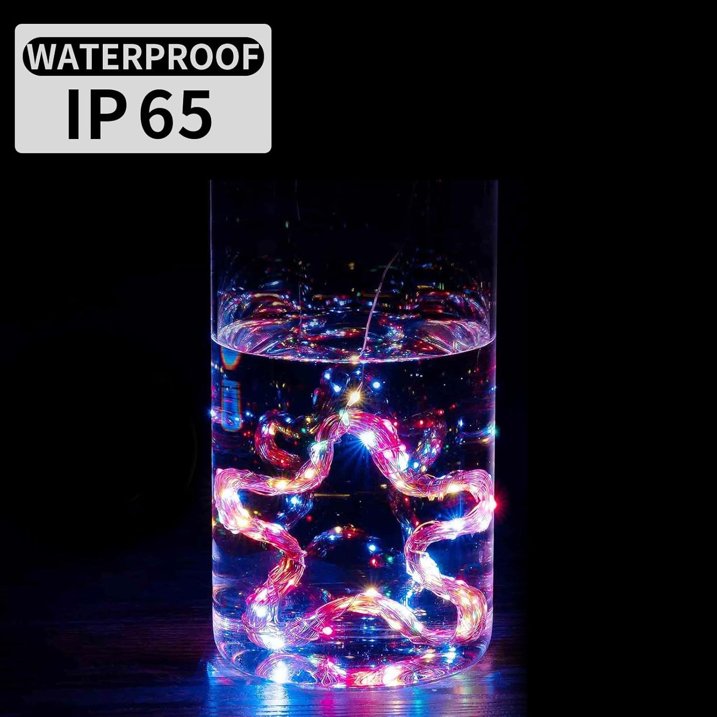 Skiennix 20 LED Fairy Lights - 7Ft Twinkle String Lights | Battery Operated & Waterproof for Parties, Weddings, Christmas, & Valentine's Day - 8 Colors