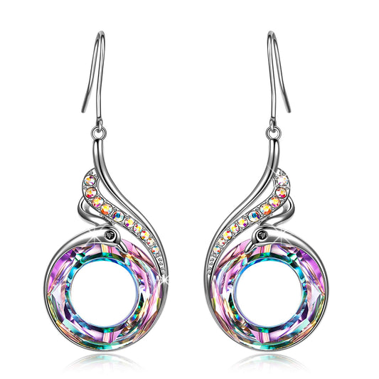 Kate Lynn Phoenix Earrings for Women, Crystal Jewelry for Women, Birthday Gifts for Women Wife Girlfriend Mom Grandma, Unique Earrings for Christmas Mothers Day