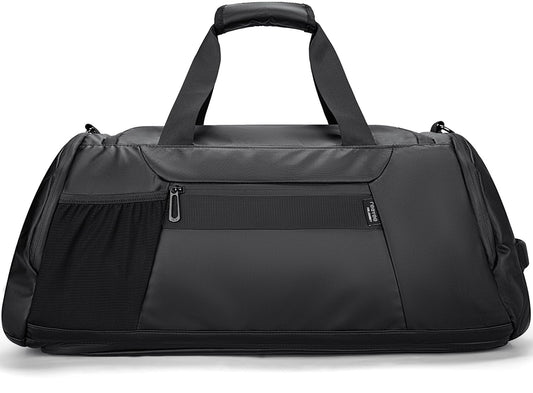 reeyee 40L Convertible Gym Duffel Bag Backpack, Water Repellent Sports Travel Bag with Shoe Compartment, Wet Pocket & Insulated Cooler, 3-in-1 Weekender Carry On Bag for Men Women