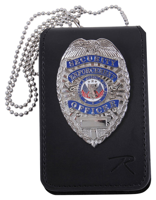 Rothco Leather Neck Universal Badge/Id Holder