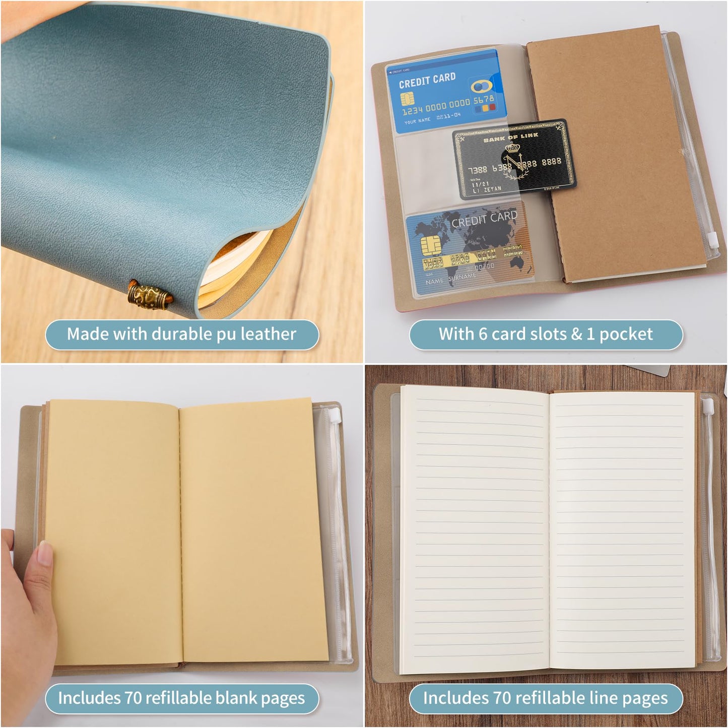 PRSTENLY 3Pcs Daughter Leather Journal from Mom