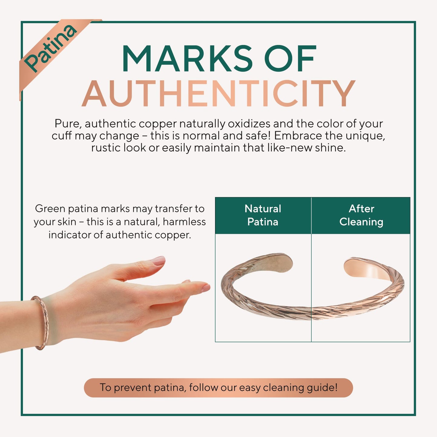 TheraCopper Copper Bracelet for Men & Women — 100% Pure Copper Bracelets — Raw, Solid & Uncoated Authentic Handmade Tibetan Bracelet Cuff Bangles (Distressed)