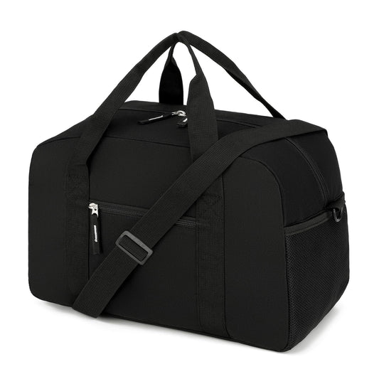 Uarition 14 inch Small Gym Bag for Men & Women, Mini Duffle Bag for Travel Sports, Lightweight Carry On Duffel Bag, Black