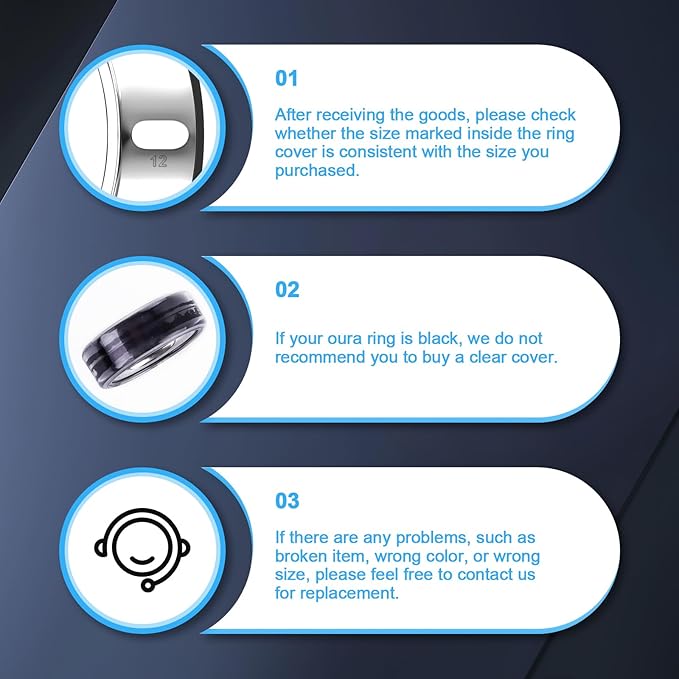 5 Pack Cover Compatible with Oura Ring Gen 4/Oura Ring Gen 3 Horizon/Heritage, Surport Charging with Cover on, Anti-Scratch TPU Protector for Oura Rings Accessories Women Men (Size 8)
