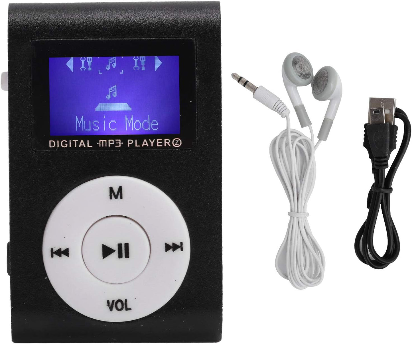 MP3 MP3 MP3 Zyyini Player, Portable LCD Mini Screen Player Digital Player with Sports BackClip Player