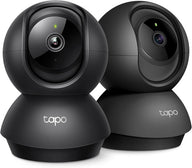 Tapo 2K 2-Way C211 (2-Pack) Indoor Pan/Tilt Wired Security Camera - Works as a Baby Monitor & Pet Camera, Motion