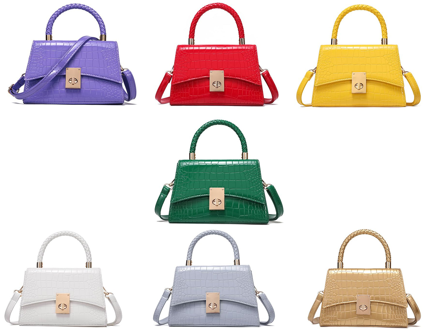 JHVYF Women Satchel Handbags Shoulder Bag Classic Small Crossbody Bags Ladies Cute Purses Satchels bag mini purse Deep Green bags