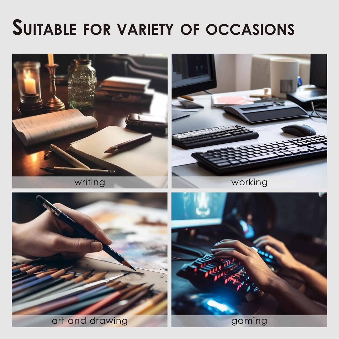 Distressed Leather Desk Mat - Non-Slip PU Desk Pad for Office and Home - Desk Organization and Accessories - Ideal for Large Mouse Pad and Desk Mats on Top of Desks(Mahogany,47.2"x 17")