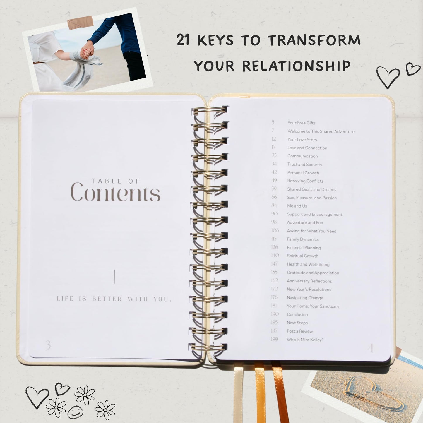 Wedding Gifts for Couples 2026: Couples Journal with 21 Ways to Grow Love & Marriage, Therapy Workbook, 72 Date Night Activities, Bridal Shower Gifts & Wedding Favors