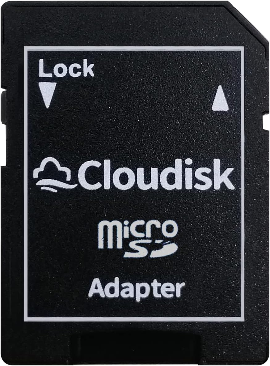 Cloudisk Pack 2 128GB C10, A2, U3, (128 of Micro SD Card Flash Memory Card Micro SDXC with SD Adapter and Card Reader