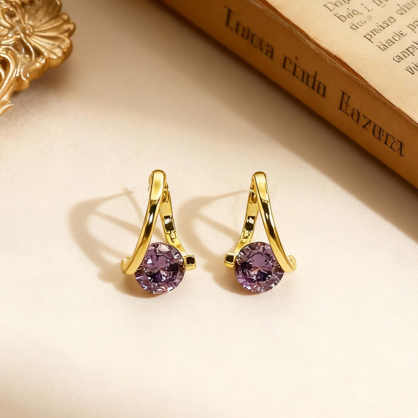 Lymphatic Earrings for Women Silver Zircon Hoop Huggie Earrings Dainty Fashion Jewelry Gifts