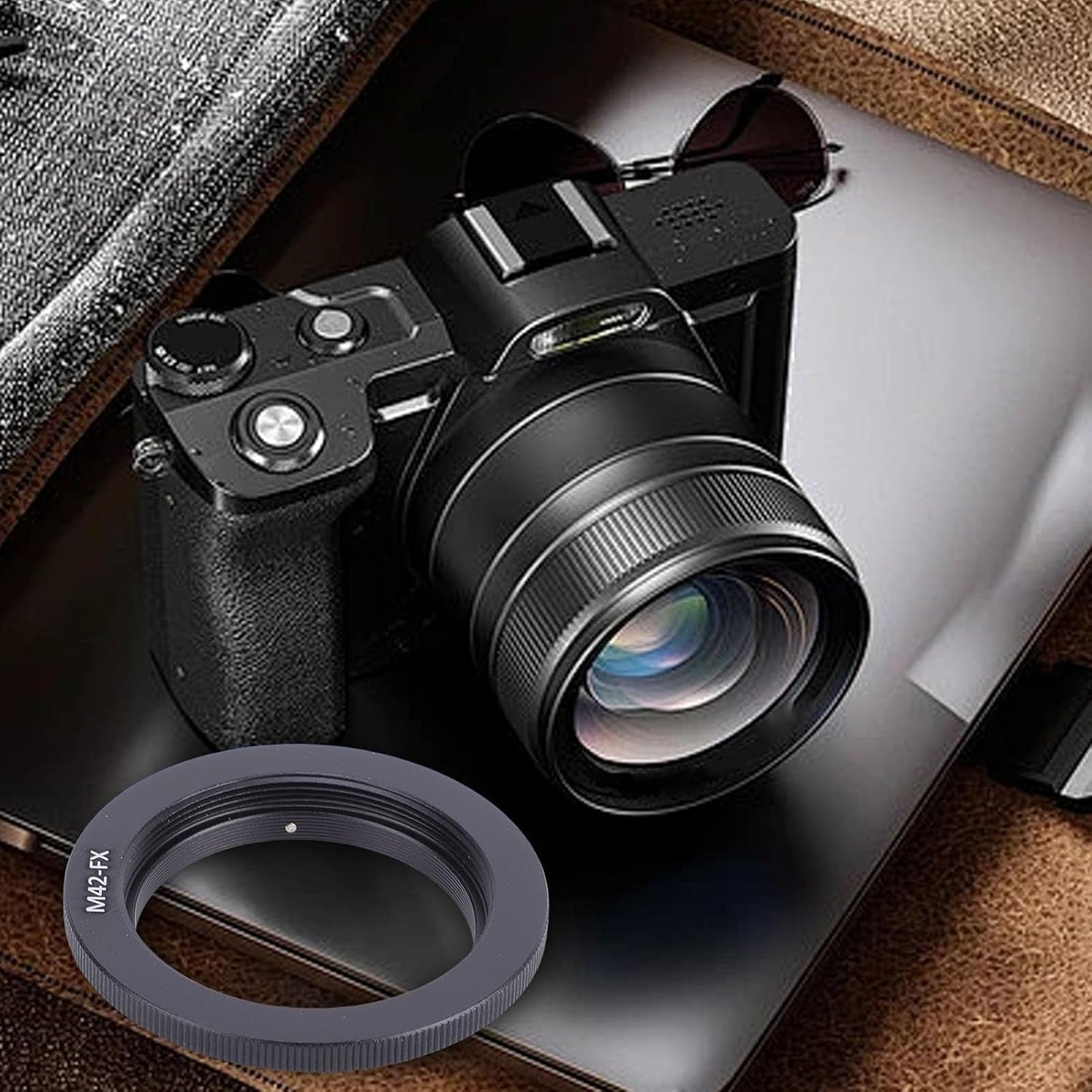 M42 to Fuji X Lens Adapter - Slim Aluminum Alloy Ring for Mirrorless Cameras