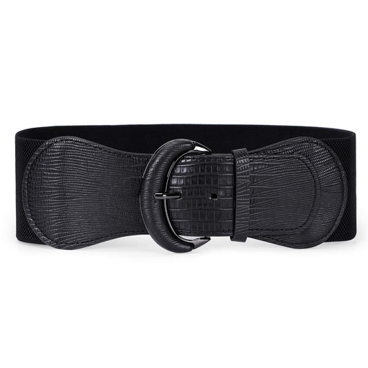 JASGOOD Women Stretchy Wide Waist Belt for Dress Ladies Vintage Elastic Belt