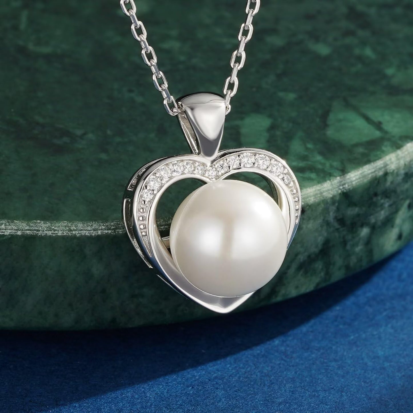 Iefil Pearl Necklace for Women, Pearl Jewelry | Birthday Gifts for Women, Wife Girlfriend Birthday Gift Ideas