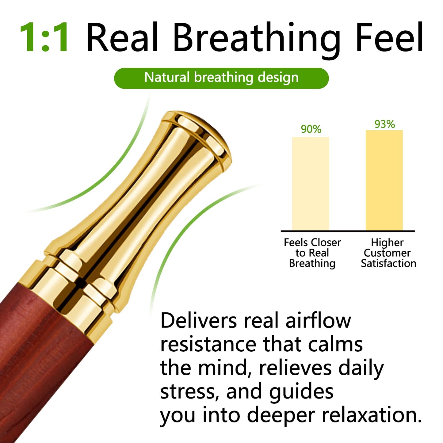 ASTOFLI Adult Quit Smoking Breathing Necklace: Adjustable Air Inhaler Stop Smoking Aids Fidget for Stress Anxiety Relief Smokless Inhaler - Air Outlet Breathing Necklace to Quit Smoking and Vape