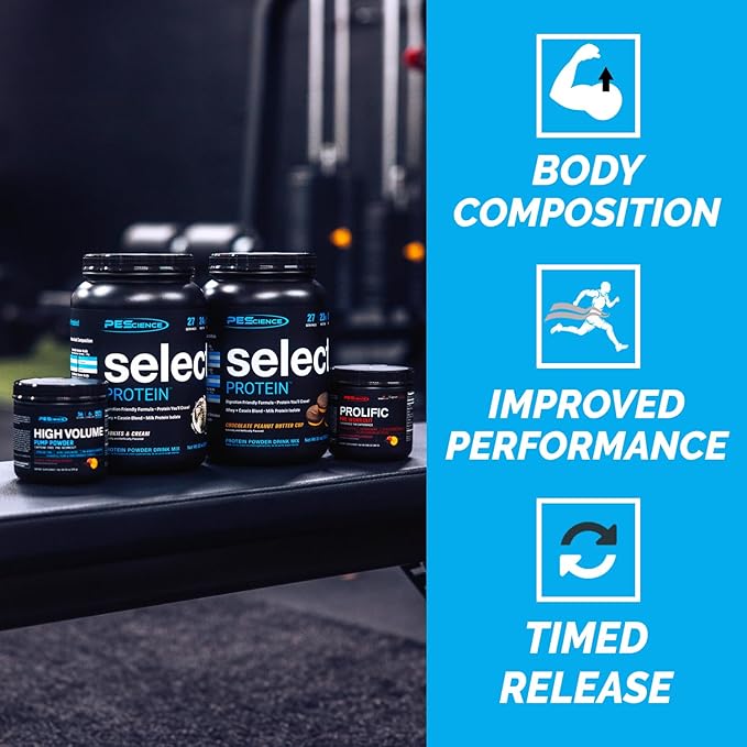 PEScience Select Protein Powder, Whey and Casein Blend, Clean Protein Powder for Women and Men, Low Calorie, Low Carb, Keto Friendly, Gluten Free - Cookies and Cream - 27 Servings