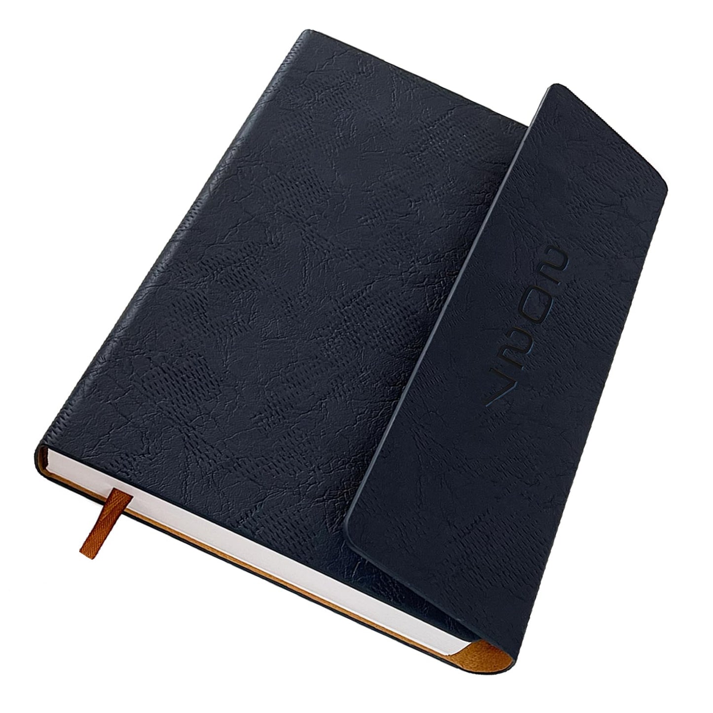 2027 Daily Planner -One Page per Day, Appointment Book 2027, Hourly Daily & Monthly Planner with Tabs(Jan-Dec 2027), 8.26'' x 5.9'' Calendar Planner, Leather Cover + Thick Paper (Navy Blue)