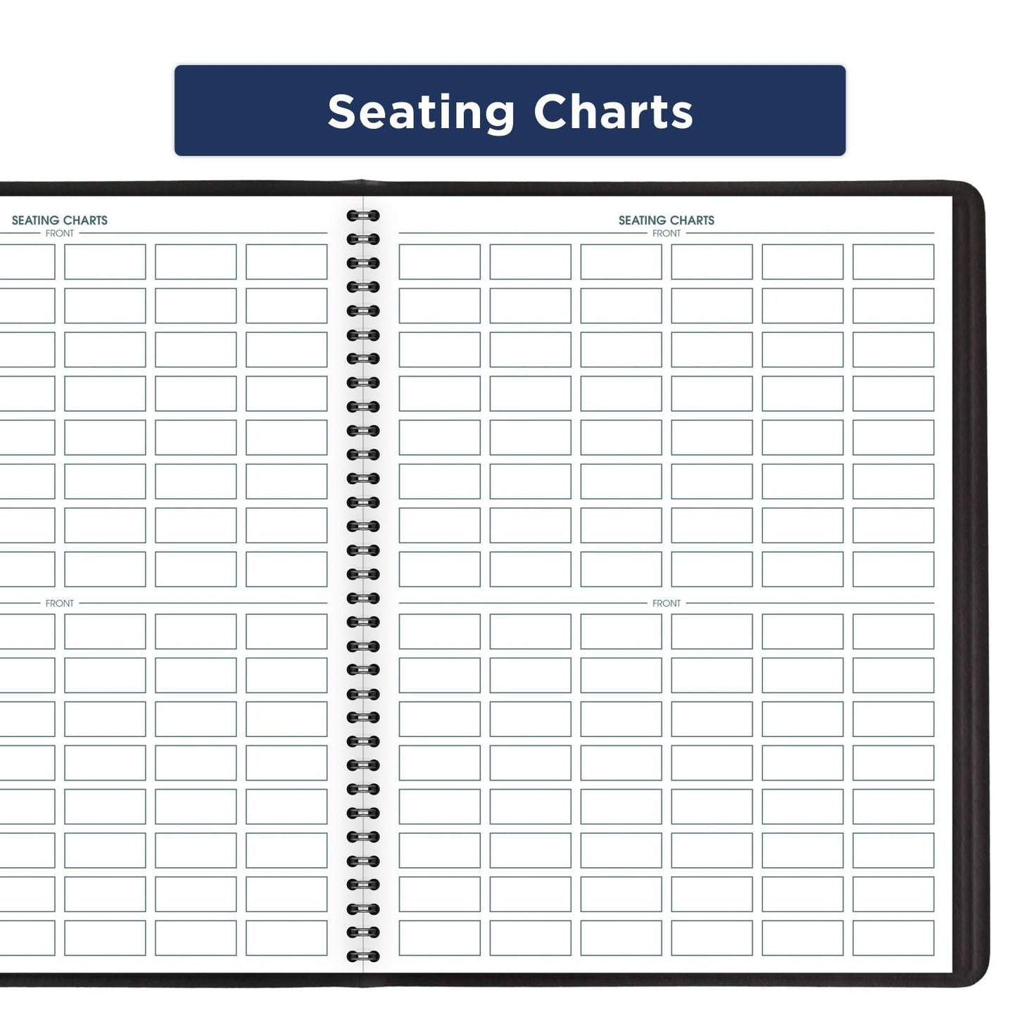 AT-A-GLANCE Undated Class Record Book, 8-1/4" x 11", 10 Weeks, 35 Students, Black (8015005)