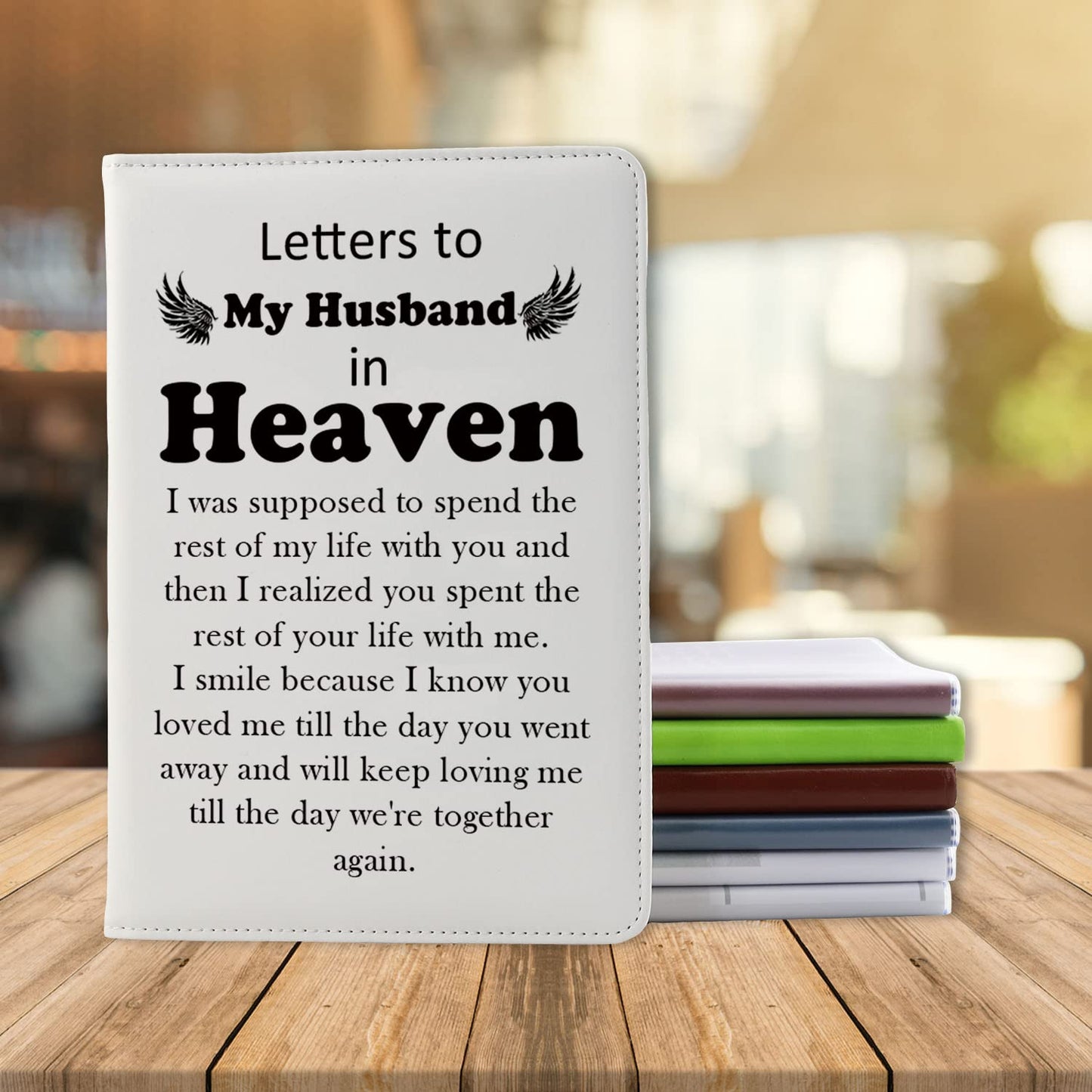 PLITI In Memory Of Husband Gift For Wife Loss of Husband Sympathy Gift Memorial Gift To My Husband In Heaven Journal Notebook (Husband in Heaven JN)