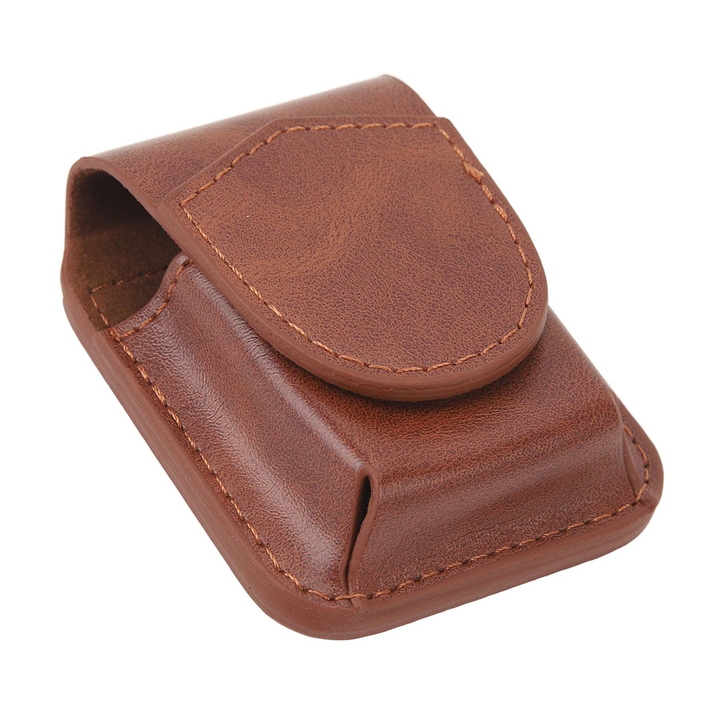 Lighter Holder with Belt Loop, PU Leather Lighter Pouch Holder Case, Anti Scratch Protective Storage Case (Brown)