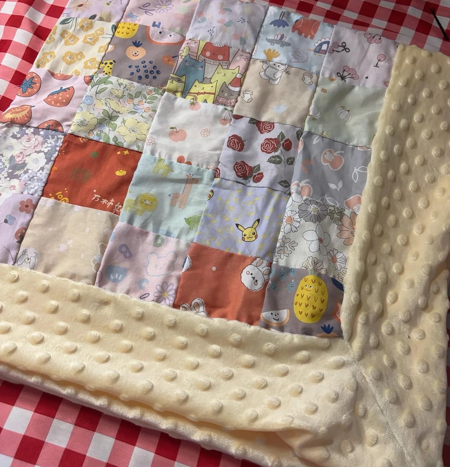 7Pcs 20" x 20" Cotton Fabric DIY Making Supplies Quilting Patchwork Fabric Fat Quarter Bundles DIY for Quilting Cotton Patchwork Cushions (16pcs Mix Flowers, 20 x 20 inches)