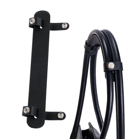 Shoulder Strap Pad Compatible with Tote Bags, Handbag Accessories, Upgraded Anti-Slip Cushion, Leather Strap Pad, Pressure Relief –Wide Strap Version Black