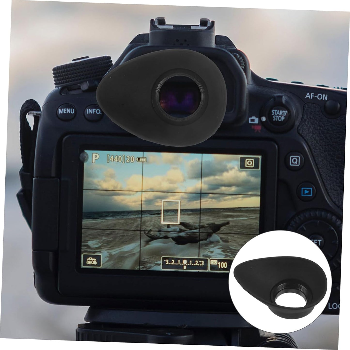 DOITOOL Camera Eyecup Replacement for Dx Ds Dx Dh Durable Eyepiece for Comfortable Viewing and Light Protection Easy