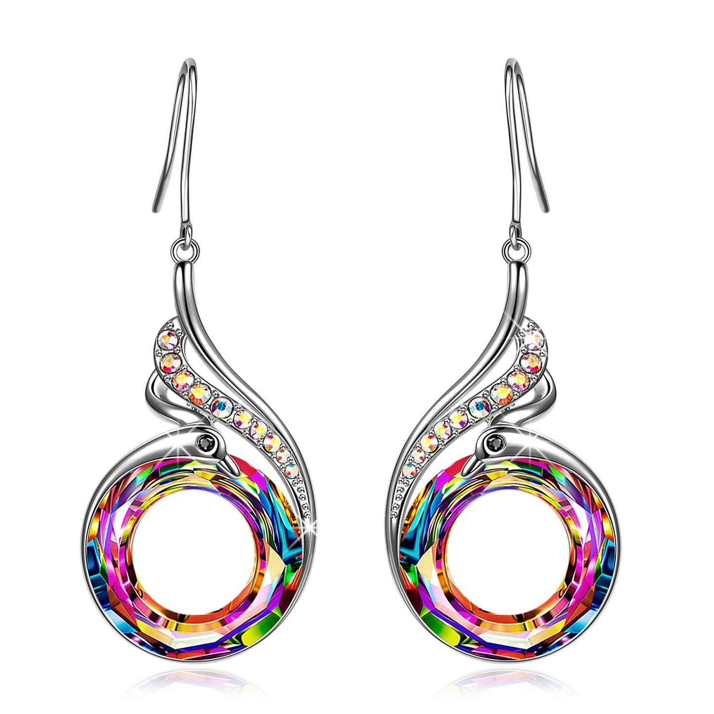 Kate Lynn Phoenix Earrings for Women, Crystal Jewelry for Women, Birthday Gifts for Women Wife Girlfriend Mom Grandma, Unique Earrings for Christmas Mothers Day