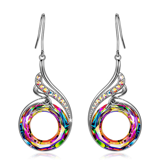 Kate Lynn Phoenix Earrings for Women, Crystal Jewelry for Women, Birthday Gifts for Women Wife Girlfriend Mom Grandma, Unique Earrings for Christmas Mothers Day