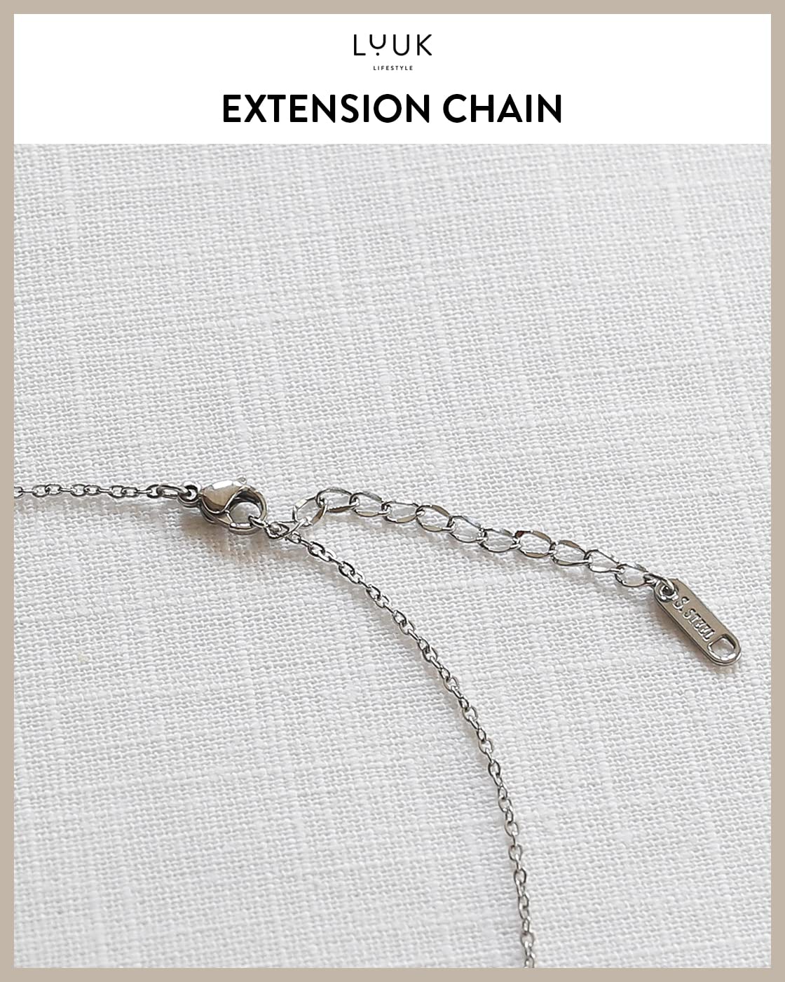 LUUK LIFESTYLE Feminine necklace in stainless steel with Tree of Life pendant and HAPPINESS gift card, trendy jewellery for women, 19” length, nature lovers, meditation zen motif, yoga jewel, silver