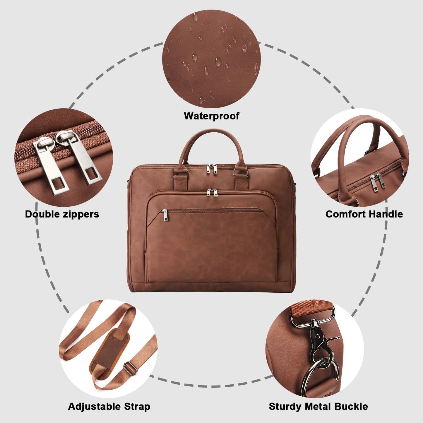 Garment Bag for Travel Large Carry on Garment Bags Men Women Garment Suitcase Bags