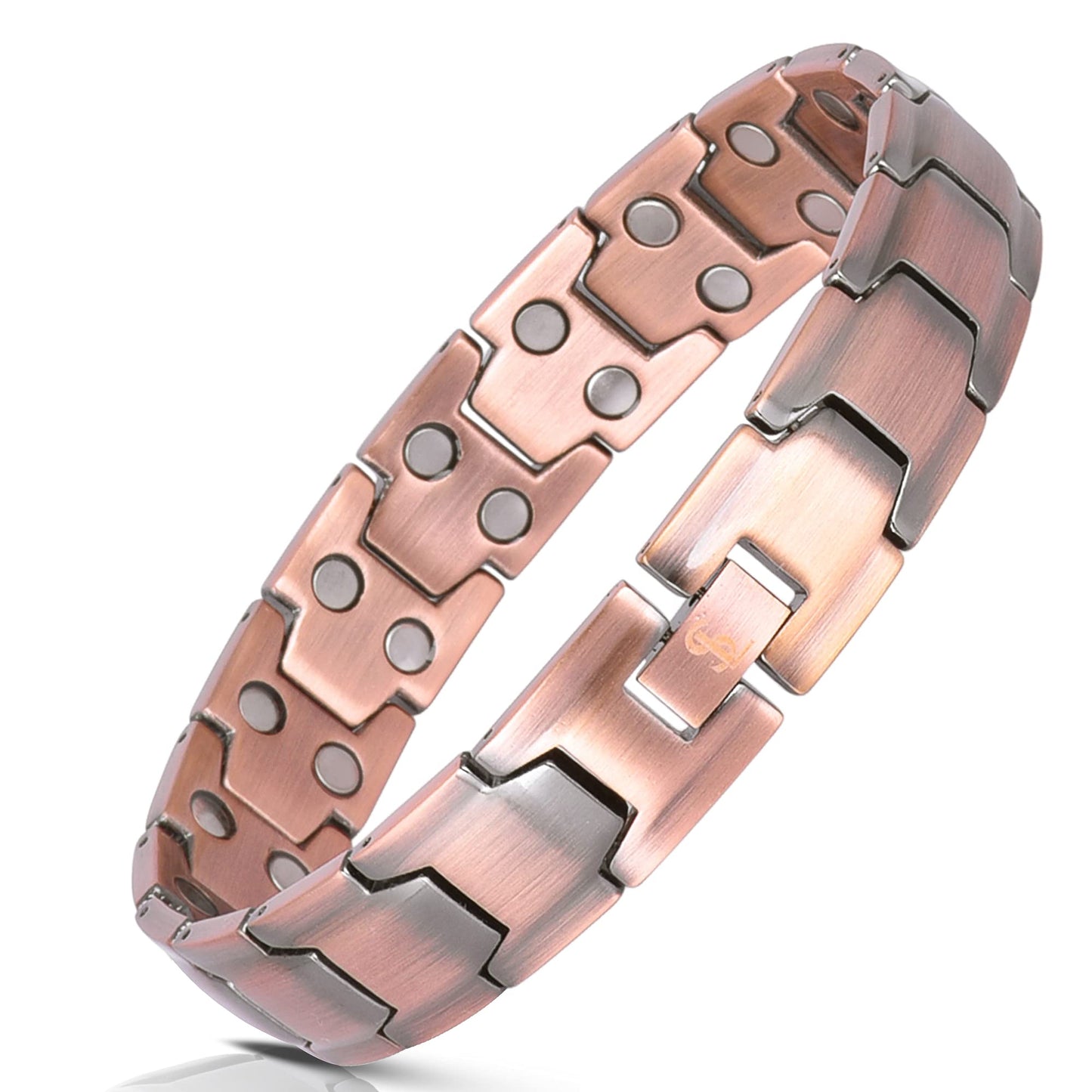 Smarter LifeStyle Extra Strength Copper Magnetic Bracelet for Men - Adjustable Bracelet Length with Sizing Tool for Perfect Fit, Magnetic Bracelets for Men, Mens Copper Bracelet