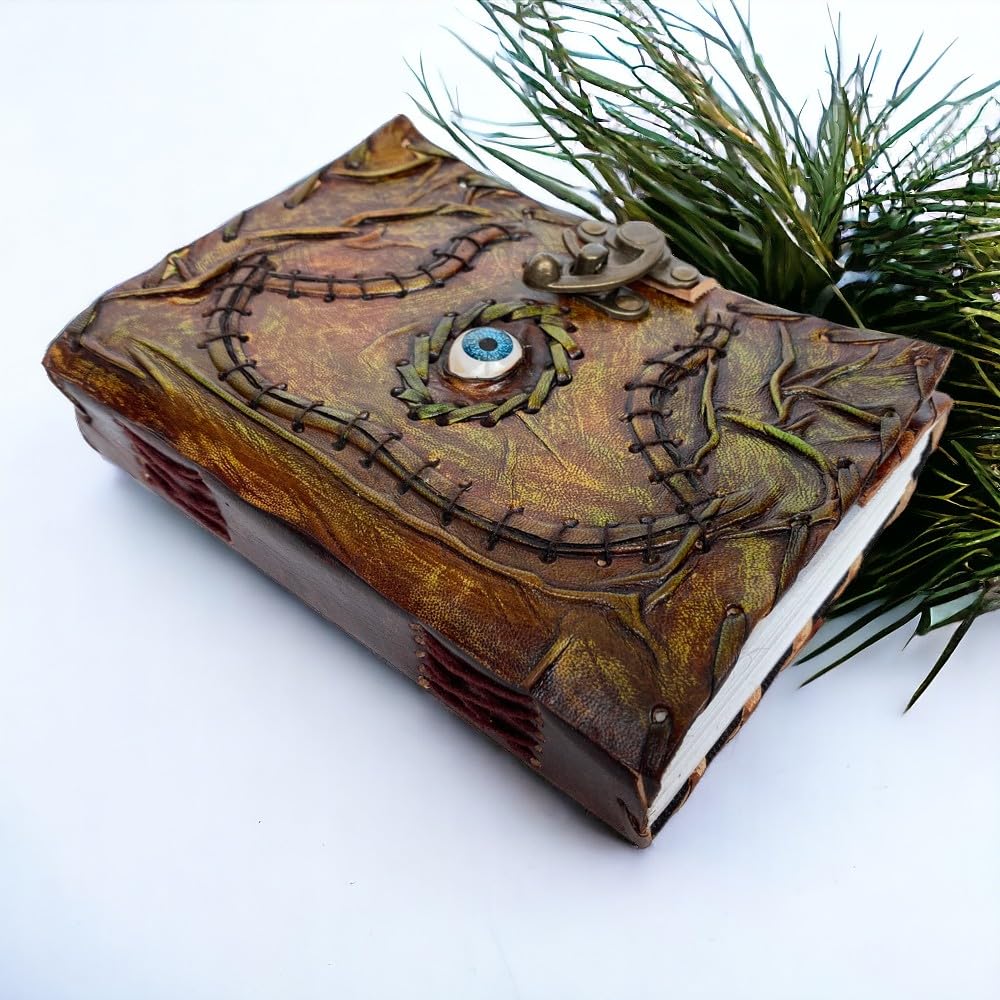 Hocus Pocus Leather Journal, Hocus Pocus Book of Spells, Hocus Pocus Witchcraft Blank Diary, Halloween Leather Journal, Grimoire Book of Shadows, Hocus Pocus Notebook, Halloween Journal 5x7 Inches