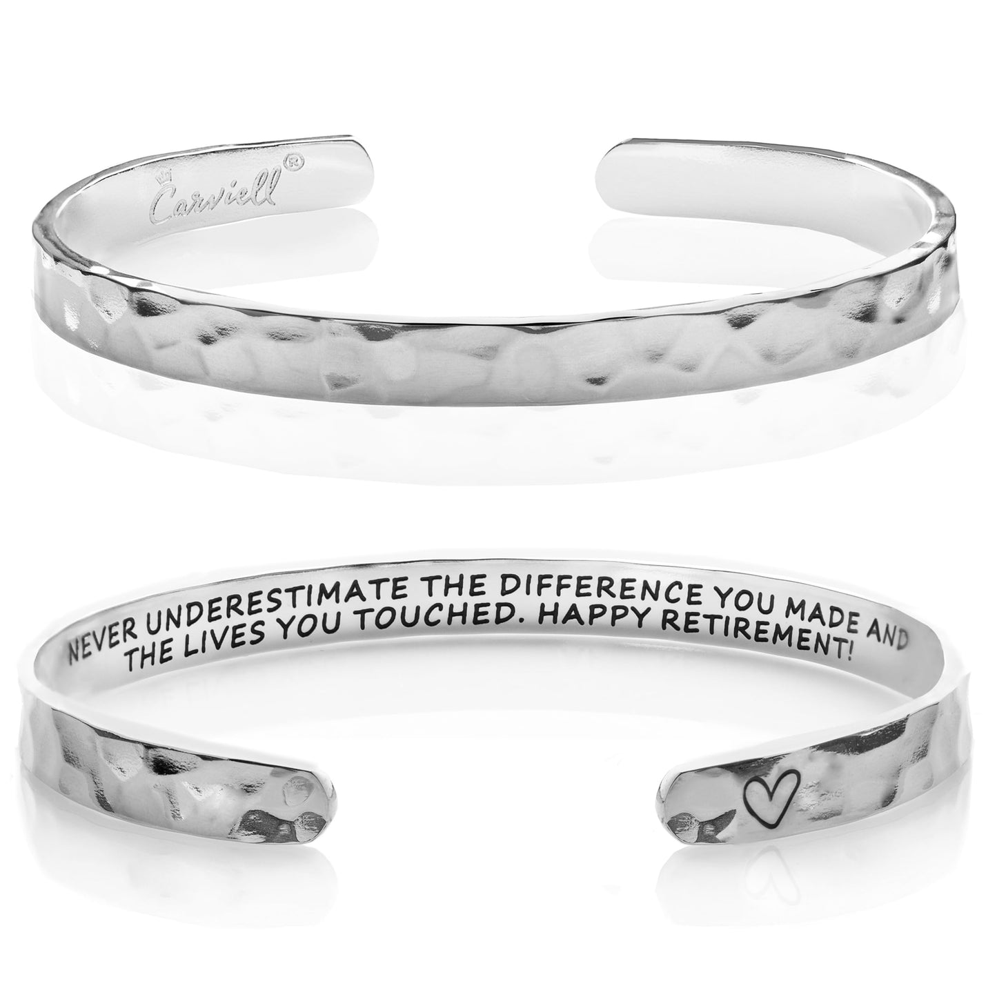 Carviell Bracelet Retirement Gift for Woman, Happy Retirement Present Jewelry for Women, Boss, Nurse, Teacher Retirement Gifts