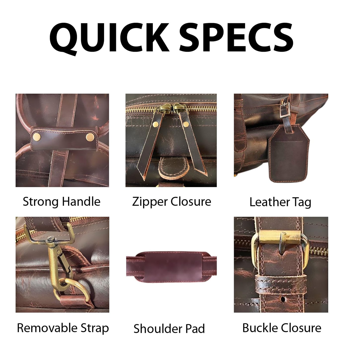 Leather Duffle Bags for Men - 28 Inch Full Grain Leather travel bag, leather overnight bag, Mens Leather Bag, Carry On Leather Weekender Bag, Airplane Leather Luggage Duffel Gym Bag
