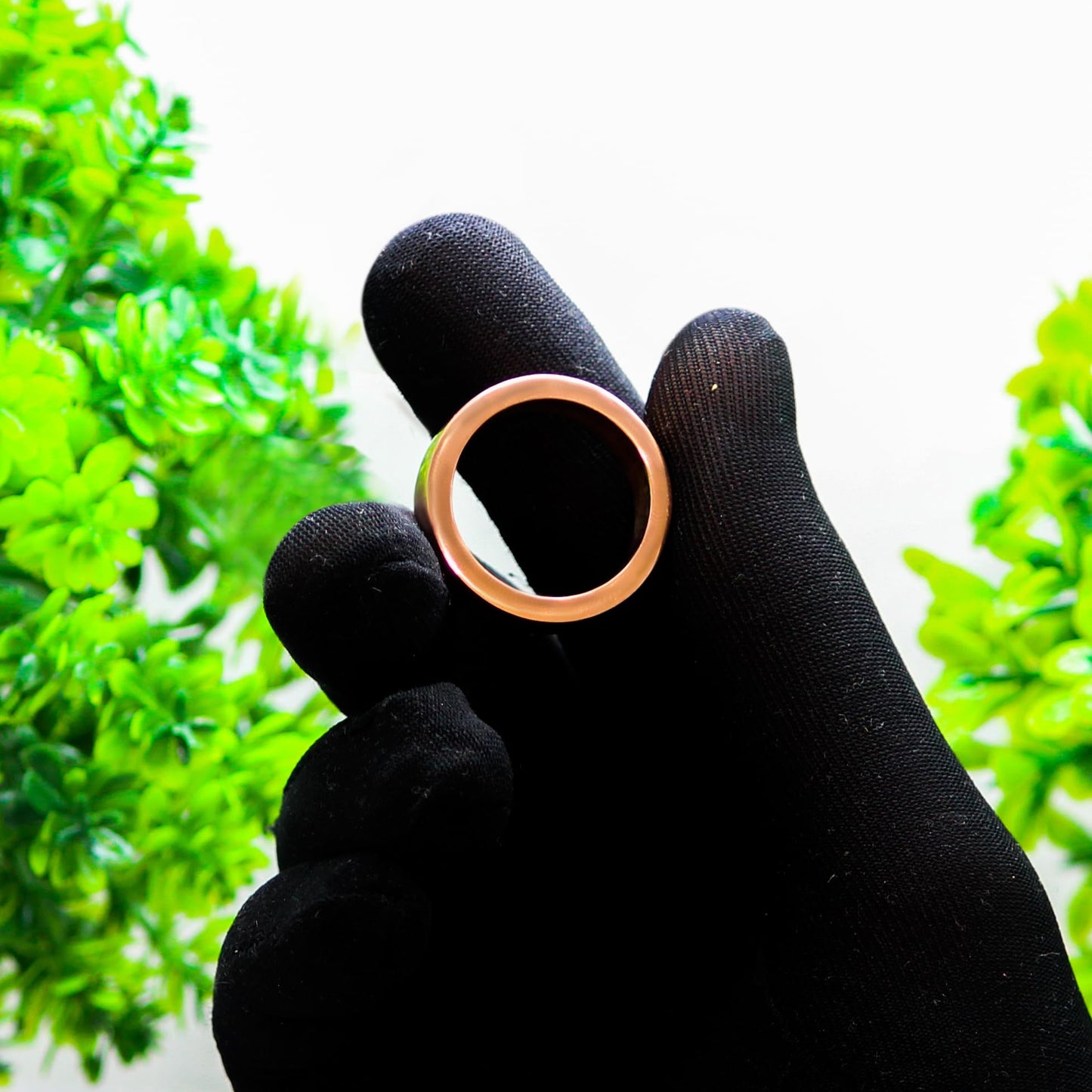 Krishnaa Jewels Pure Copper Handcraftede Natural Healing 2mm Heavy Thick Ring Ethnic Jewelry for Men and Women (9)